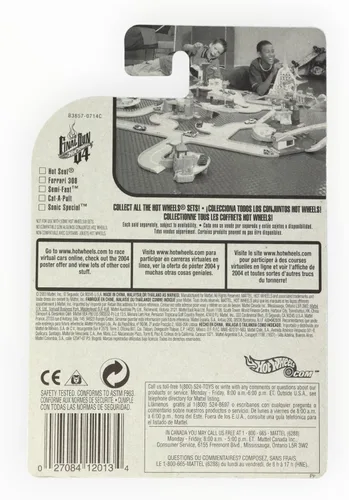 Vista 2 de Hot Wheels Final Runs 2004 Series #4 Cat-A-Pult Co-Mold Wheels #2004-136 Coche coleccionable Mattel escala 1:64