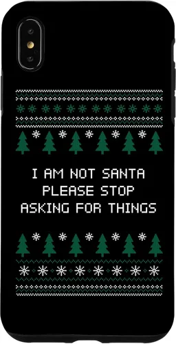 Vista 7 de iPhone 15 I Am Not Santa Stop Asking Things Christmas Parents Xmas Case