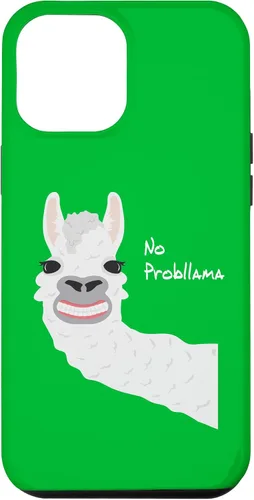 Vista 6 de iPhone 15 Funny Llama Alpaca No Prob Llama Regalo Hombres Mujeres Caso