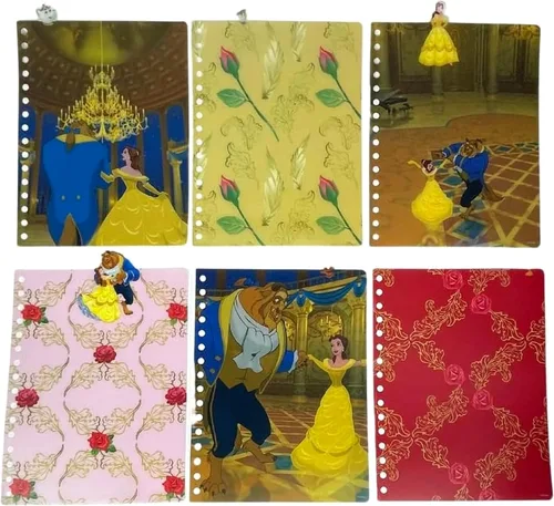 Vista 6 de Disney Beauty and The Beast Journal Notebook, Spiral Bound, 144 Lined Pages, 8 x 7 inches