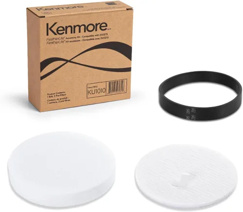 Vista 6 de Kenmore KU1010 Prefiltros y correa de repuesto para aspiradora vertical sin bolsa DU1275, DU1040 (paquete de 2)