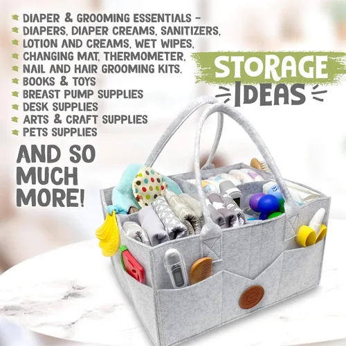 Vista 9 de KeaBabies Paquete de 5 paños de muselina para eructos y organizador de pañales para bebé, esencial para recién nacidos, niños, niñas, regalo