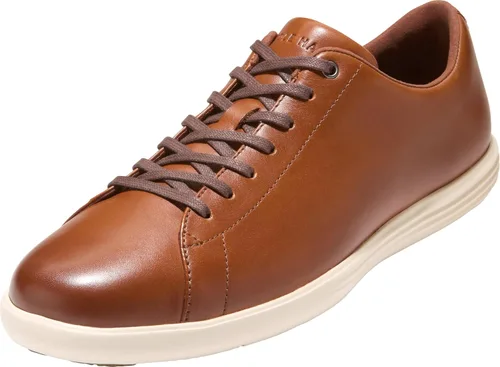 Vista 18 de Cole Haan Zapatillas deportivas de cuero Grand Crosscourt para hombre Negro Cuero/Negro