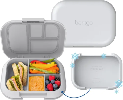 Vista 12 de Bentgo Chill Kids - Lonchera Bento de 4 compartimentos a prueba de fugas Aguamarina