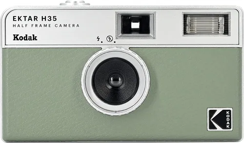 Vista 7 de Kodak EKTAR H35 Cámara de película de medio marco (negro, paquete con película 24exp)