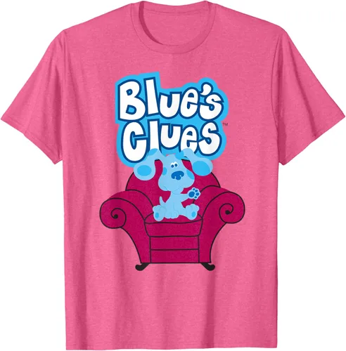 Vista 30 de Camiseta Blue's Clues On Red Sofa Negro