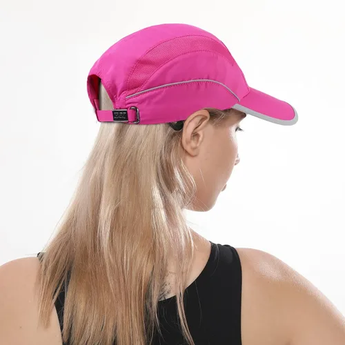 Vista 6 de Gorra deportiva de malla ligera de secado rápido para hombres y mujeres