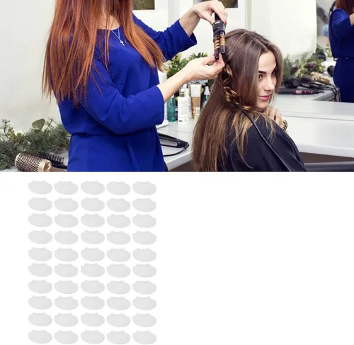 Vista 7 de ZJchao 50 piezas de película transparente de línea facial para salón de belleza en el hogar, cuidado postoperatorio con visera de ducha desechable