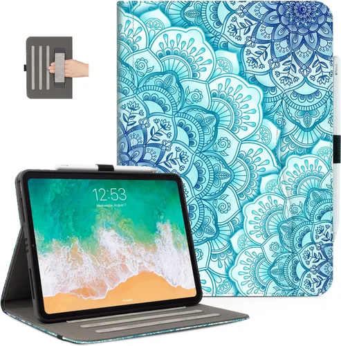 Vista 13 de Vimorco Funda para iPad Air 4ª/5ª 10.9, para iPad Air 6ª 11 M2, para iPad Pro de 11 pulgadas 4ª/3ª/2ª/1ª generación, soporte para lápiz, correa