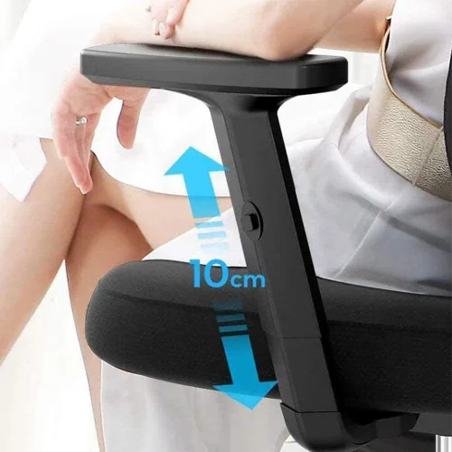 Vista 5 de Ergonomic Office Chair High Back Mesh Office Chair Computer Chair Desk Chair with 3D Armrest and Adjustable Headrest Ergonomic Curved Lumbar