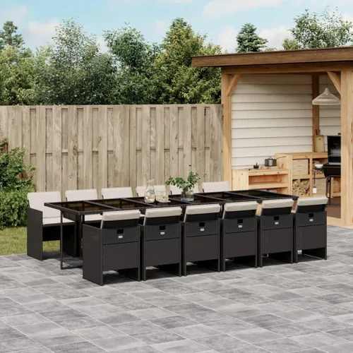 Vista 37 de Juego de comedor de patio de 5 piezas, muebles de exterior sintético de ratán beige, mesa rectangular con 4 sillas, resistente a la intemperie