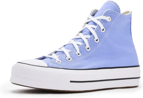 Vista 8 de Converse Chuck Taylor All Star Lift - Tenis de plataforma para mujer Negro/Blanco/Blanco