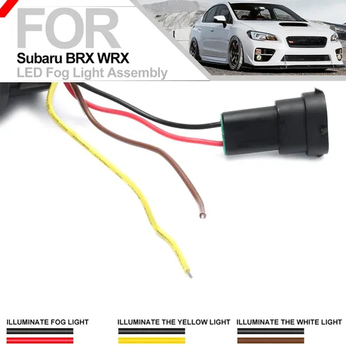 Vista 7 de Conjunto de luces LED de conducción antiniebla para Subaru BRZ WRX STI Impreza Legacy Outback Forester Crosstrek Switchback - Kit de lámparas