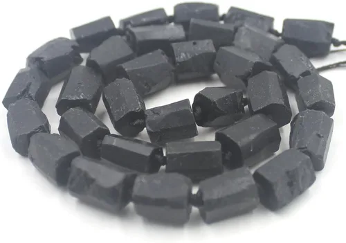 Vista 12 de Tubo de columna natural de 0.315 a 0.394 pulgadas (0.315-0.394 in) con piedras preciosas sueltas surtidas crudas, hebra de cuentas para bricolaje
