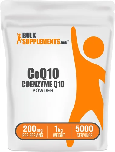 Vista 7 de BulkSupplements.com Coenzima Q10 en polvo - Suplemento de Coenzima Q10 200mg, suplemento nutricional - Sin gluten, 200mg por porción, 10g (0.35 oz)