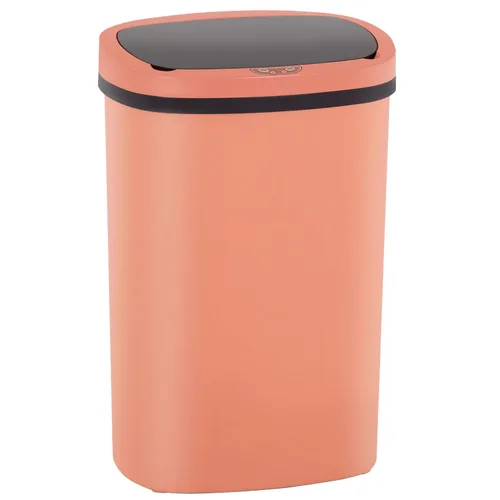 Vista 12 de PayLessHere Bote de basura de plástico de 13 galones Negro Tapa automática sin contacto con sensor de movimiento Bote de basura de cocina