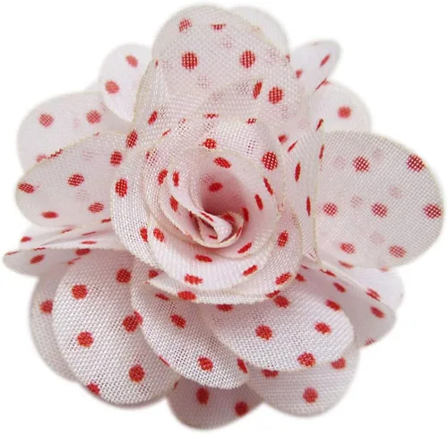 Vista 19 de YYCRAFT Paquete de 30 diademas de flores de gasa de 2 pulgadas, color rosa bebé