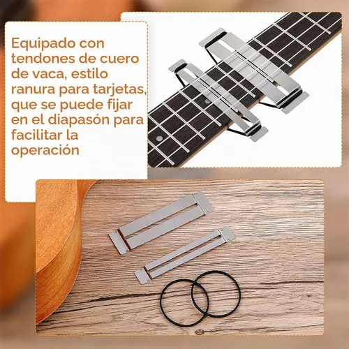 Vista 3 de Boao 3 juegos de protector de traste de guitarra, guardias de diapasón, protector de diapasón de acero inoxidable, protector de traste de guitarra