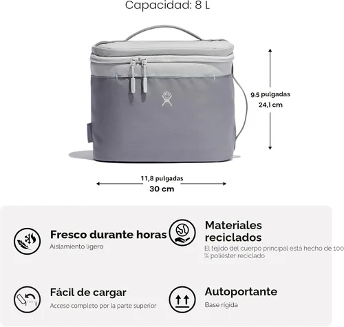 Vista 4 de Hydro Flask Bolsa de almuerzo – Enfriador de almuerzo aislado para adultos para hombres y mujeres 5 L Agave