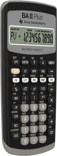 Vista 3 de Texas Instruments Calculadora Financiera Avanzada Profesional BA II Plus