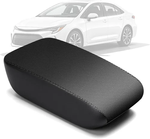 Vista 24 de AOMSAZTO Fundas para reposabrazos de consola central marfil para Corolla Toyota 2014-2019