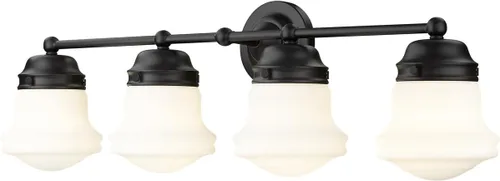 Vista 5 de Z-Lite 4 luces tocador 735-4V-MB, negro