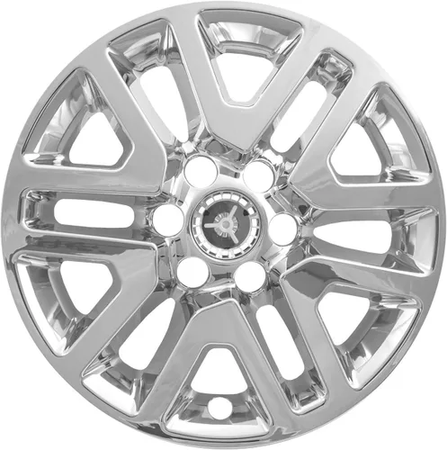 Vista 4 de Pieles de rueda cromadas de 16 pulgadas con radios en V para Nissan Frontier SV 2014-2021