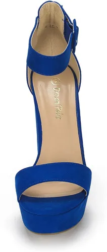 Vista 5 de DREAM PAIRS Hi-Lo - Sandalias de tacón alto y plataforma para mujer