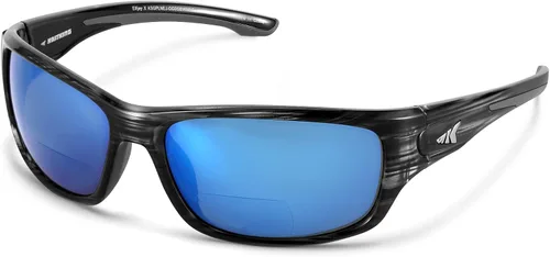 Vista 16 de KastKing Ellijay Gafas de Sol Bifocales Polarizadas, Ampliación Bi-Focal x1.5 x2.0 x2.5, Gafas de Sol Deportivas Wrap para Lectura