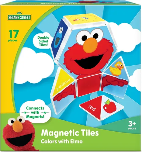 Vista 11 de CreateOn Juego magnético con formas de monstruo de galletas de Barrio Sésamo, juguetes de construcción magnéticos, juguetes educativos STEM