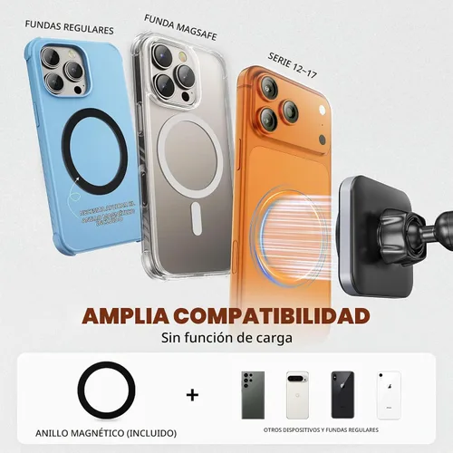 Vista 7 de APPS2Car Soporte de teléfono para camión, soporte de teléfono para parabrisas de alta resistencia