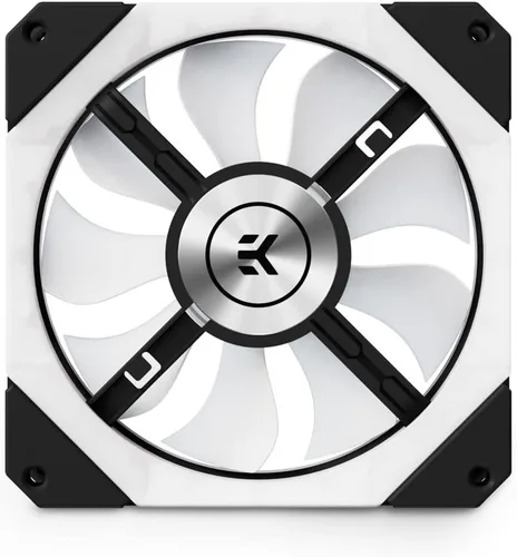 Vista 3 de EKWB EK-Quantum Impulse 120 D-RGB - Ventilador de 4.724 in, 400-1800 RPM, color negro