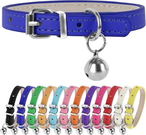 Vista 15 de XXS Teacup - Collar para perro, color negro, 3/8 pulgadas de ancho para perros y gatos pequeños Collares de perro rosa, collares de té para perros
