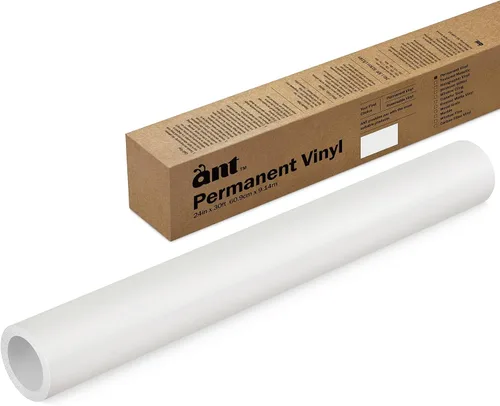 Vista 43 de ANT Melocotón, rollo de vinilo permanente de 24" x 4,5 m, rollo de vinilo adhesivo, para proyecto DIY, calcomanía, pegatina, compatible con Cricut