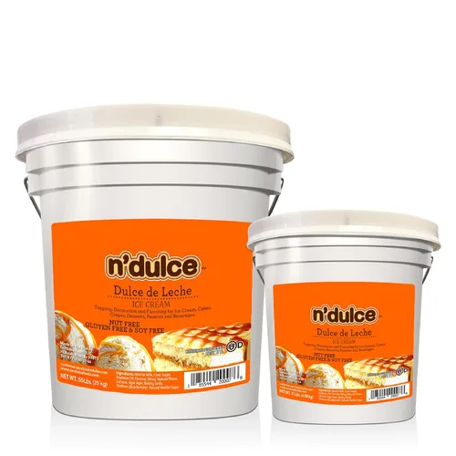 Vista 7 de N'Dulce Dulce de Leche Multiusos Caramelo para café, leche de caramelo, combínalo con café, postres, galletas y helado - 11 libras