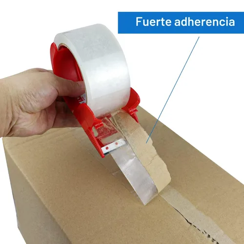 Vista 6 de JIALAI HOME Cinta de Embalaje Transparente de Servicio Pesado, 6 Rollos con Dispensador Rellenable, Cinta de Embalaje de Grado Industrial