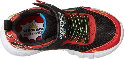 Vista 5 de Skechers Unisex-Child Flex-Glow-Hero Speed Sneaker