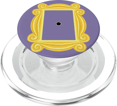 Vista 9 de Marco amarillo de puerta morada, mirilla, regalo divertido, PopSockets estándar PopGrip
