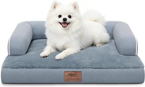 Vista 122 de Cama pequeña para perros y sofá para gatos, camas ortopédicas impermeables para perros pequeños, cama para gatos, sofá para mascotas cómodo