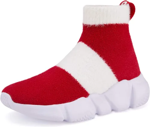 Vista 3 de Hetios Tenis deportivos para niñas, zapatos de correr de tacón alto, zapatos deportivos para niños (bebéniño pequeñoniño grande)