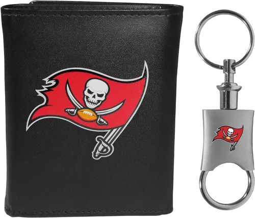 Vista 12 de Siskiyou Sports NFL unisex Tri-fold Wallet & Valet Key Chain