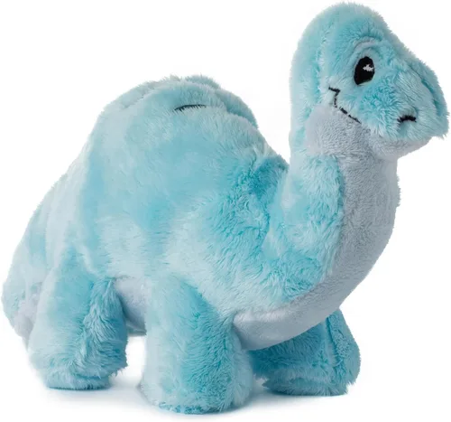 Vista 2 de The Petting Zoo ZOOLOGEE - Peluche de animal de peluche de Brachiosaurus, dinosaurio azul, 11 pulgadas
