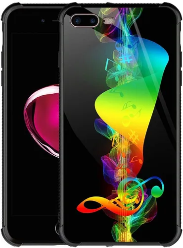 Vista 10 de CARLOCA Funda compatible con iPhone 8 Plus, iPhone 7 Plus para hombres y niños, increíble diseño de patrón de luz espacial nebulosa, a prueba