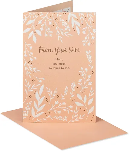 Vista 8 de American Greetings Tarjeta del día de la madre de hijo (Porque de ti)