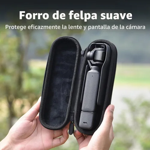 Vista 6 de BRDRC Estuche de transporte para DJI Osmo Pocket 3, estuche de almacenamiento duro portátil, bolsa de transporte bolsillo 4/Xtra Muse Accesorios
