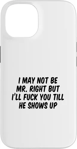 Vista 4 de I May Not Be Mr. Right But I’ll Fuck You Till He Shows Up Case for iPhone 17