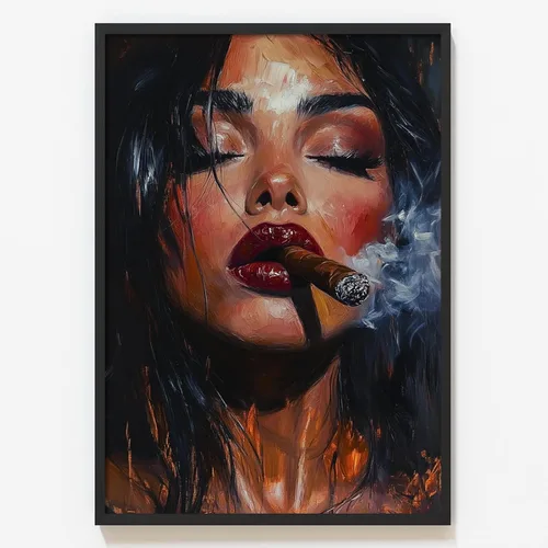 Vista 9 de Muaccouioo Póster vintage de vaquera de mujer, pintura de retrato de mujer, imágenes estéticas occidentales, arte de pared de mujer de moda, cuadros