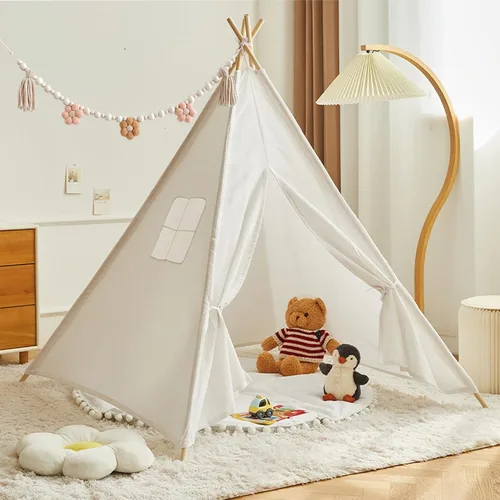 Vista 7 de 1 guirnalda de borlas bohemias con cuentas de madera, guirnalda de borlas de madera de margaritas para decoración de pared de granja, aula