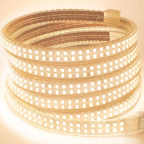 Vista 2 de SUYOOULIN Tira de luces LED, AC110V-130V Waterpoof IP68 3.3 pies/3.3 ft superbrillante, 7000 lúmenes, 5730, 240 LEDs/m, tira de luces LED
