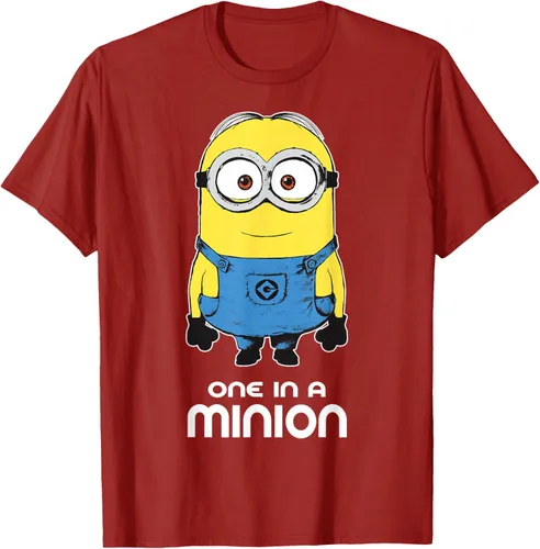 Vista 71 de Despicable Me Camiseta estampada Minions Bob One in A Minion Negro